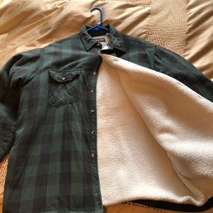David Taylor Lined Flannel Shirt